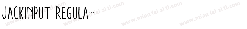 JackInput Regula字体转换